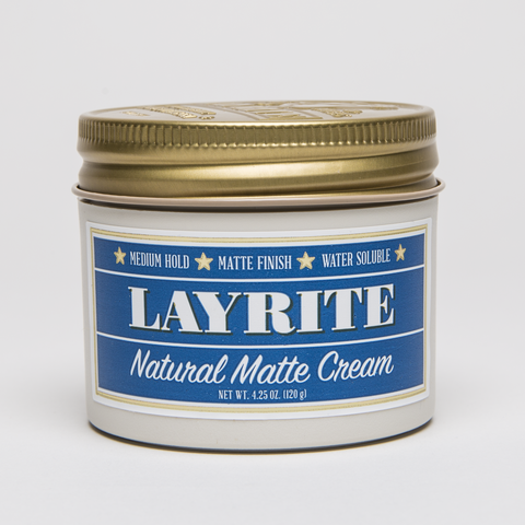 Layrite Natural Matte Cream - 120g – Barber Brands International