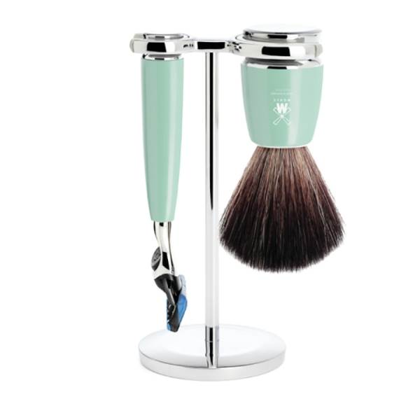 Muhle S21M224M3 RYTMO 3-piece Shaving Set - Mint Resin