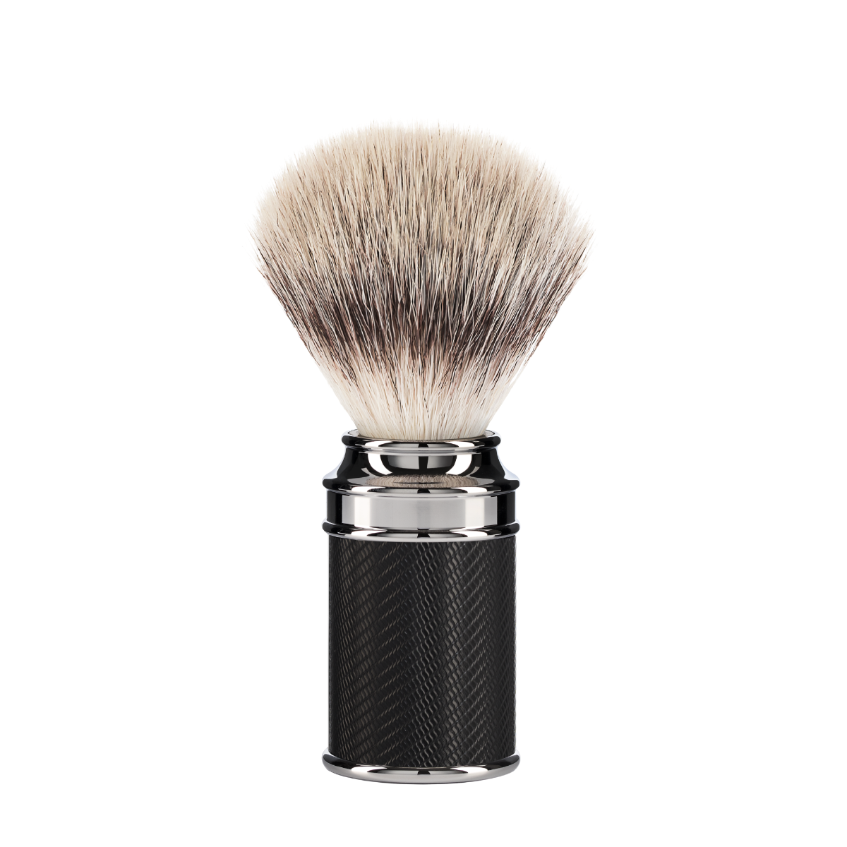 Muhle 31M89 Silvertip Fibre Brush - Black resin
