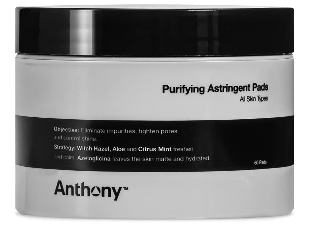 Anthony Purifying Astringent Pads for Men (60-Pieces)