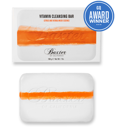 Baxter of California Vitamin Cleansing Bar - Citrus and Herbal Musk - 198g