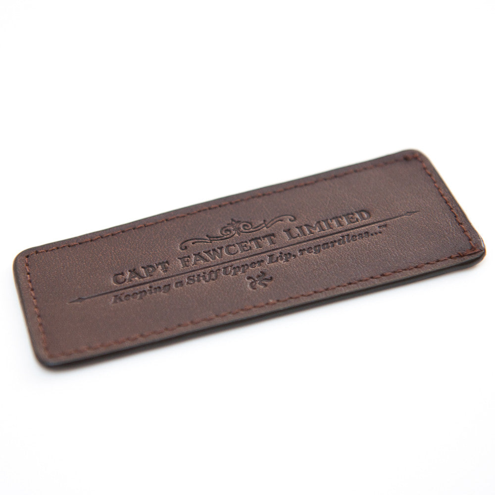 Captain Fawcett Large Leather Comb Sleeve for Folding Pocket Beard Comb