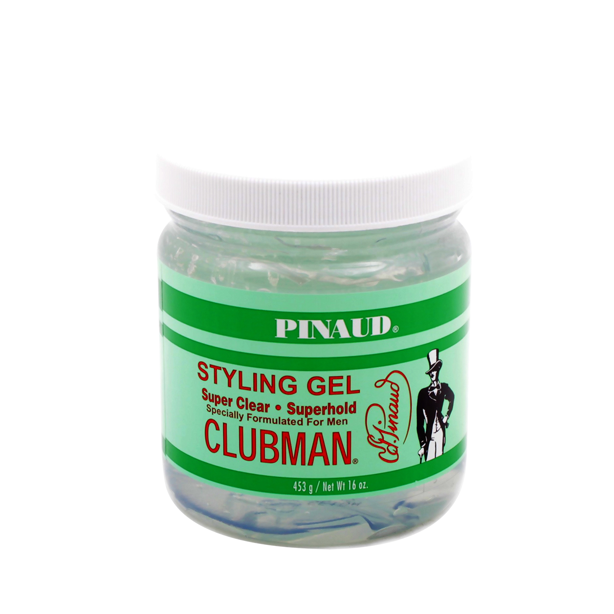 Clubman Super Clear - Super Hold Styling Gel - 453g