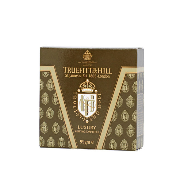 Truefitt & Hill Luxury Shaving Soap Refill for Wooden Bowl – 99g