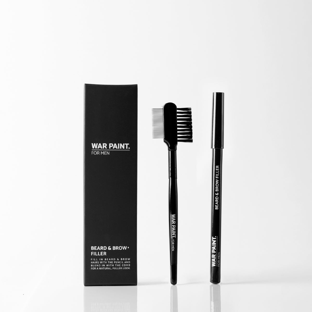 War Paint For Men Beard and Brow Filler - Brown - 8ml
