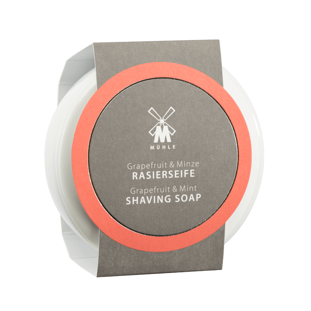 Muhle Grapefruit & Mint Shaving Soap in a Porcelain Bowl – 100g