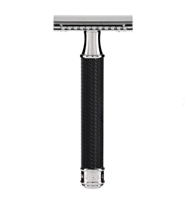 Muhle Traditional R89 Closed Comb Safety Razor – Black Handle