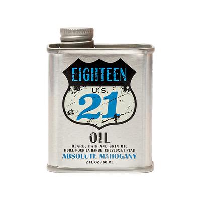18.21 Man Made Beard, Hair and Skin Oil - Absolute Mahogany - 60ml