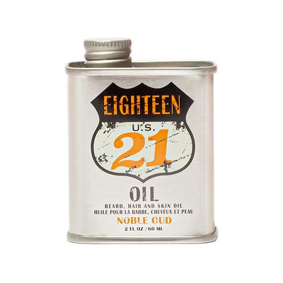 18.21 Man Made Beard, Hair and Skin Oil - Noble Oud - 60ml