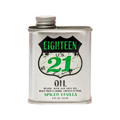 18.21 Man Made Beard, Hair and Skin Oil - Spiced Vanilla - 60ml