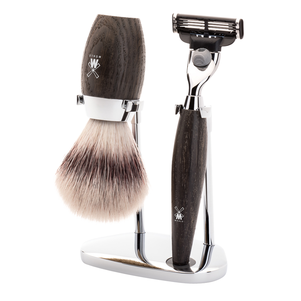 Muhle S31H873 KOSMO 3-piece Shaving Set -Bog Oak