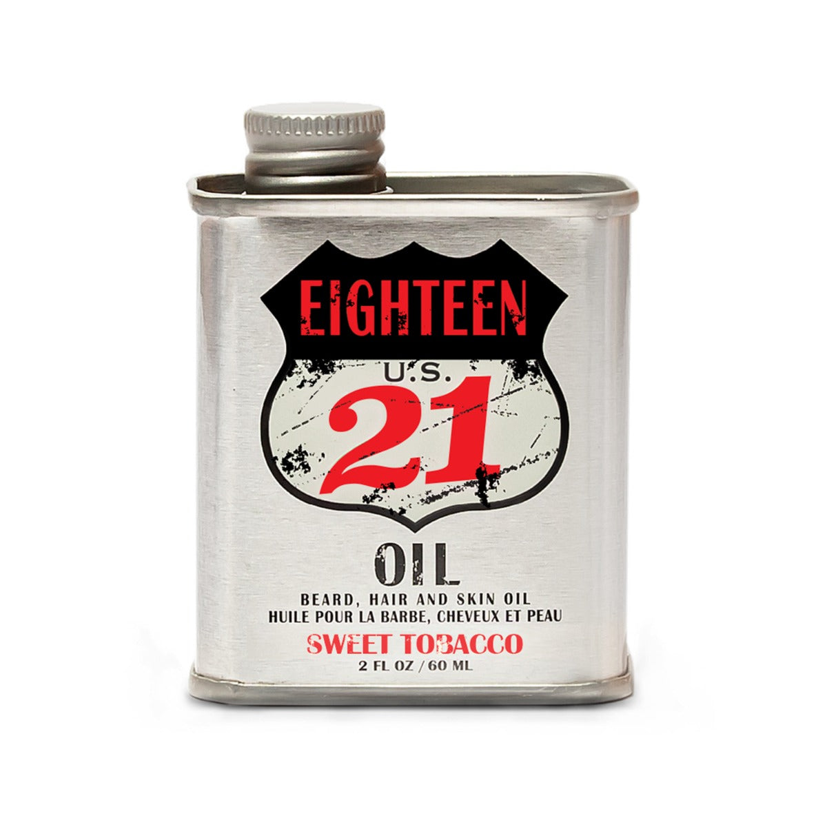18.21 Man Made Beard, Hair and Skin Oil - Sweet Tobacco - 60ml